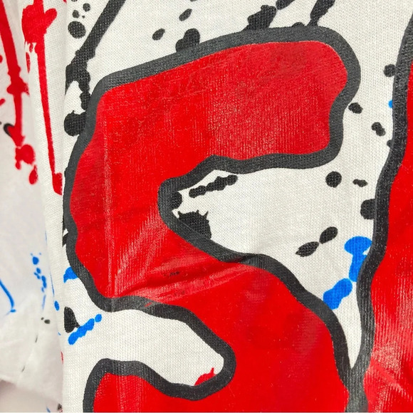 NWT Road Narrows N.Y.C. Splattered Paint Graphic T-Shirt Size 3XL - Picture 4 of 8